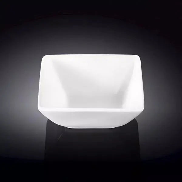 [ Set of 6 ] SQUARE DISH 4" X 3.75" X 2" | 10 X 9.5 X 5 CM 5 FL OZ| 150 ML Wilmax