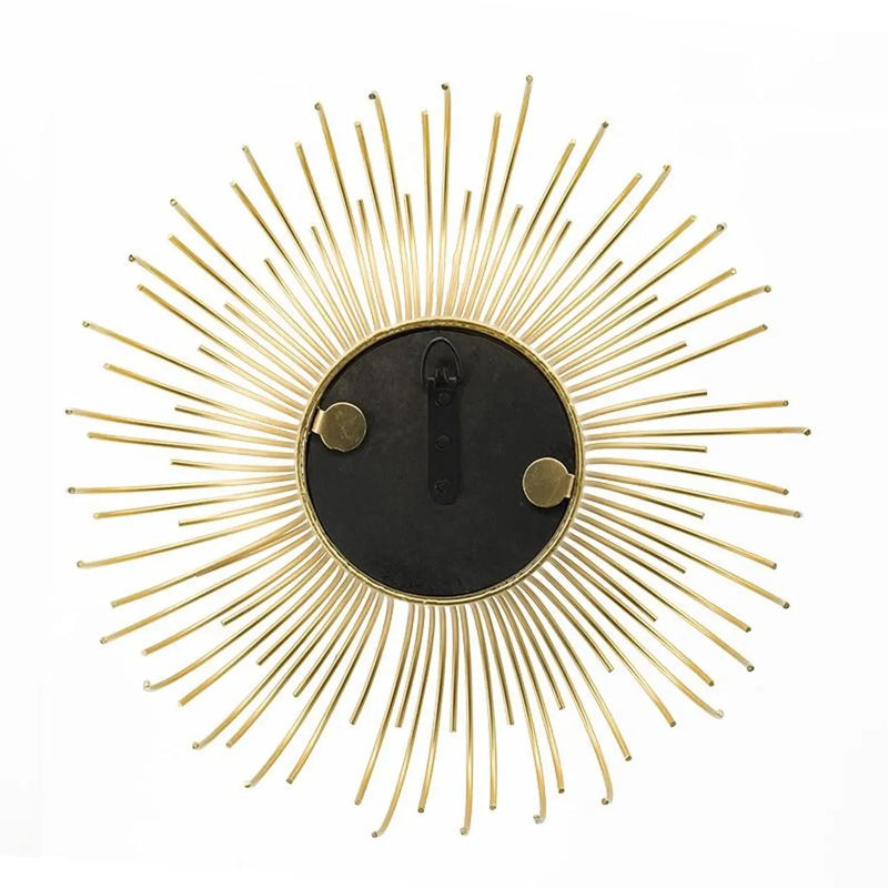 Set of Five Gold Sunburst Metal Framed Mirror Set Homeroots Bed & Bath