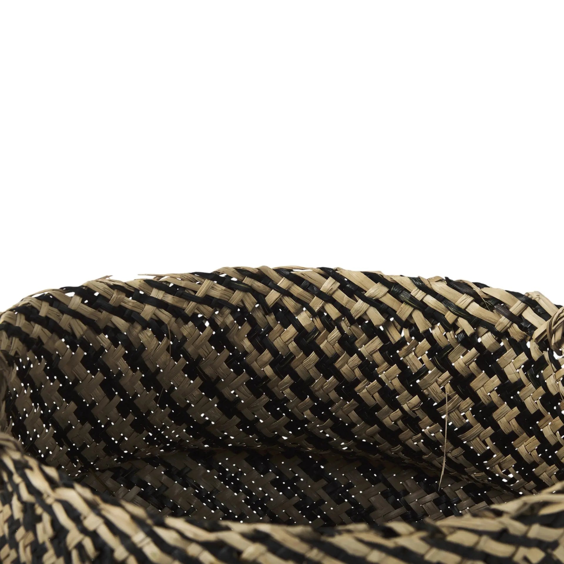 Set of Three Brown Nesting Water Hyacinth Basket Homeroots Office