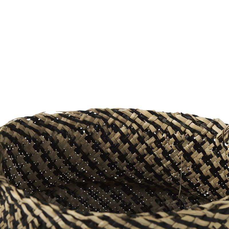 Set of Three Brown Nesting Water Hyacinth Basket Homeroots Office