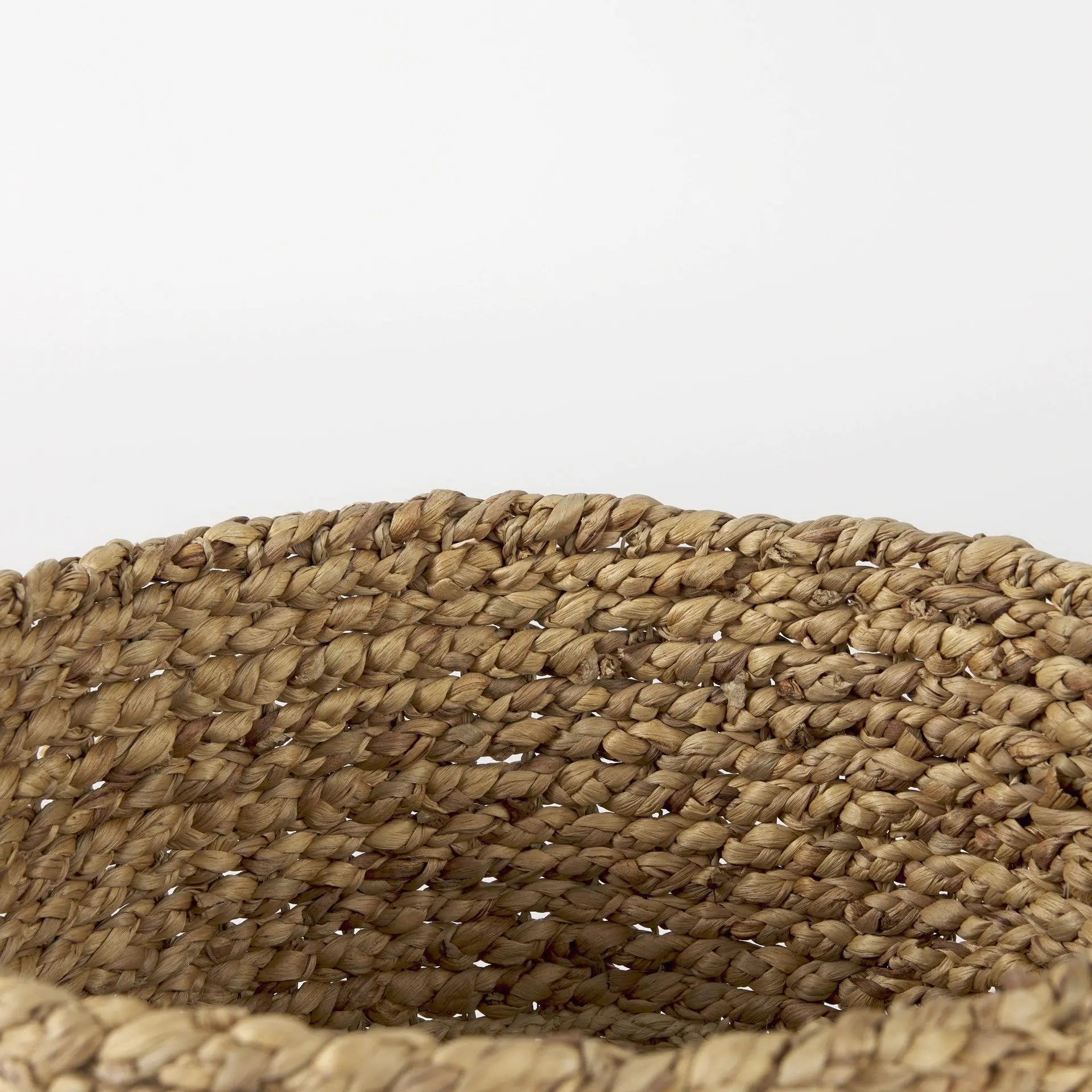 Set of Three Brown Wicker Basket Homeroots Office