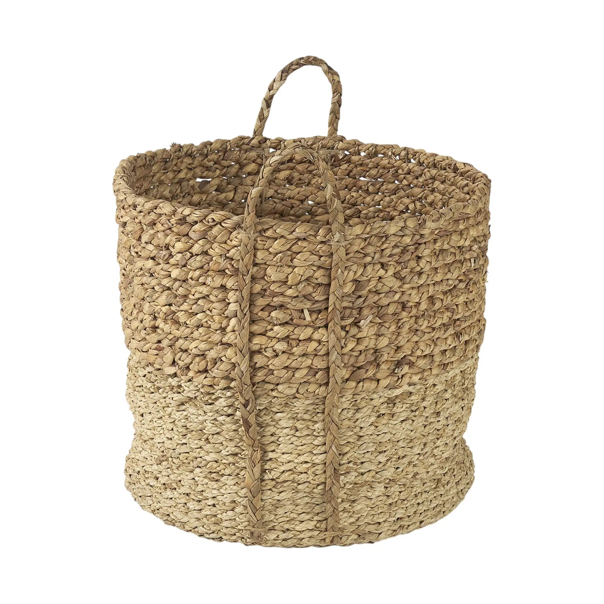 Set of Three Brown Wicker Basket Homeroots Office