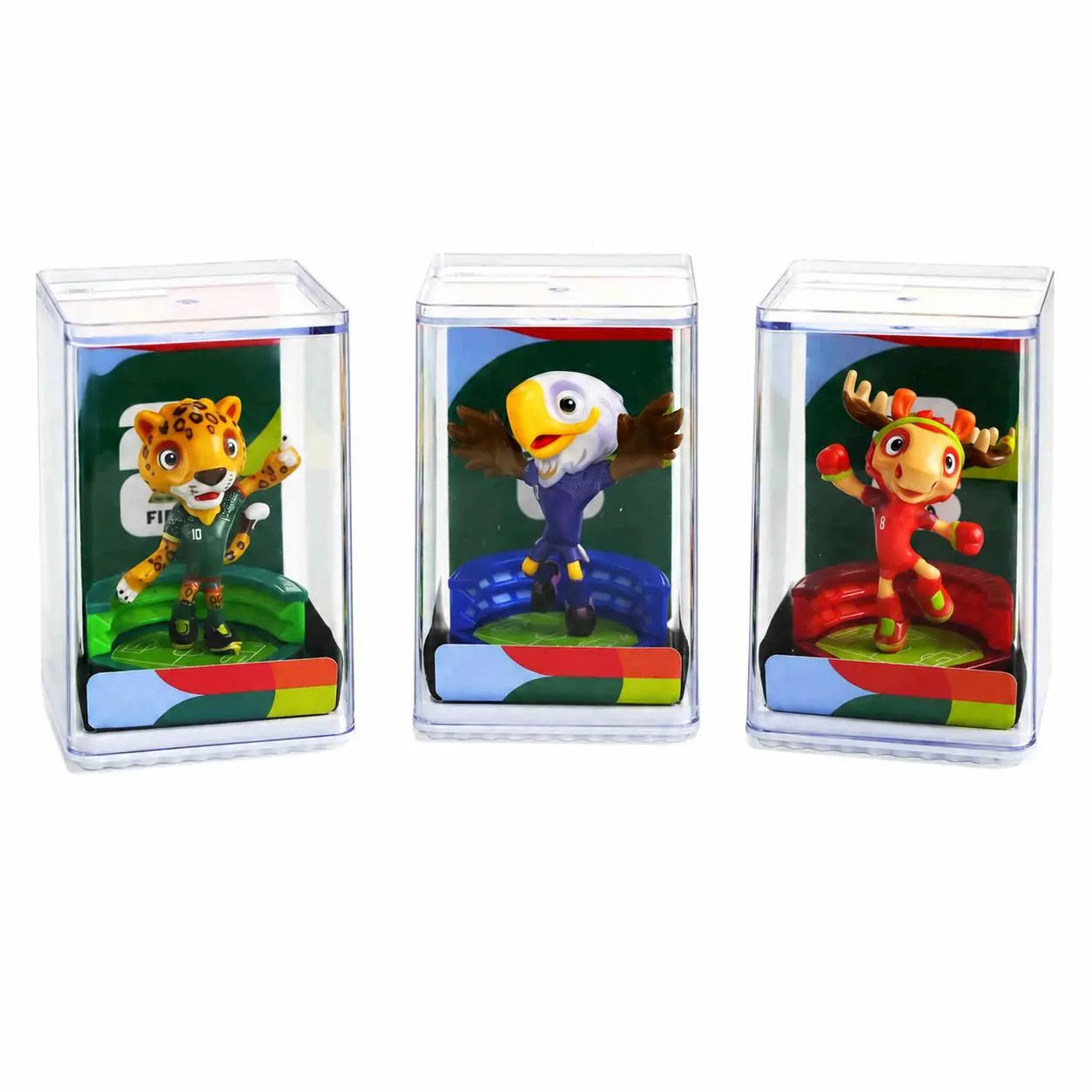 Set of Three FIFA 2026 World Cup Collectible Mascot B Vinyl Figurines Homeroots Home Decor