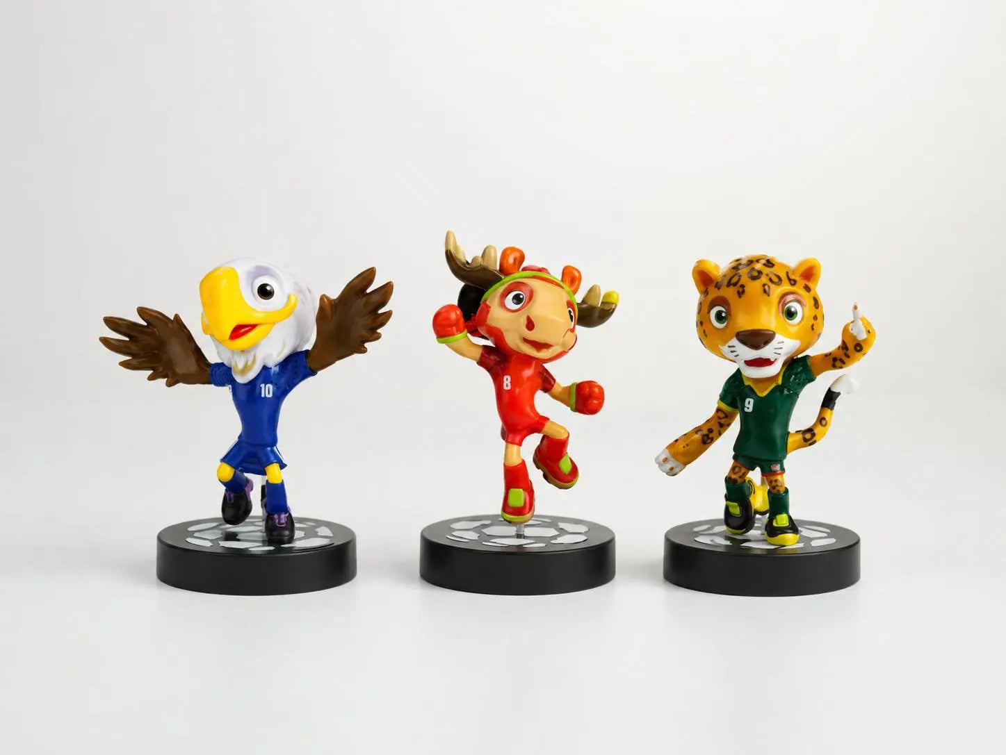 Set of Three FIFA 2026 World Cup Collectible Mascot Vinyl Figurines Homeroots Home Decor