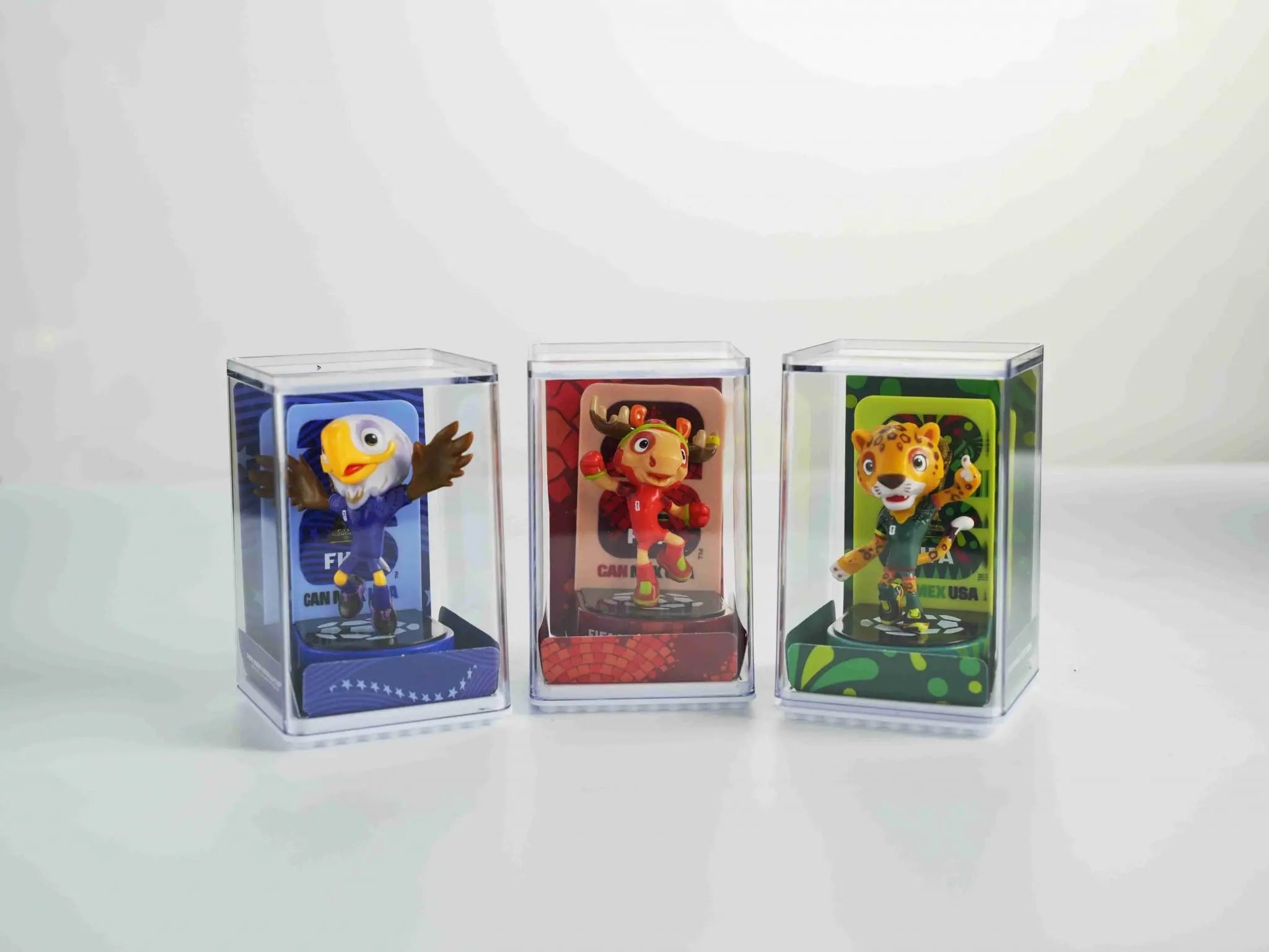 Set of Three FIFA 2026 World Cup Collectible Mascot Vinyl Figurines Homeroots Home Decor