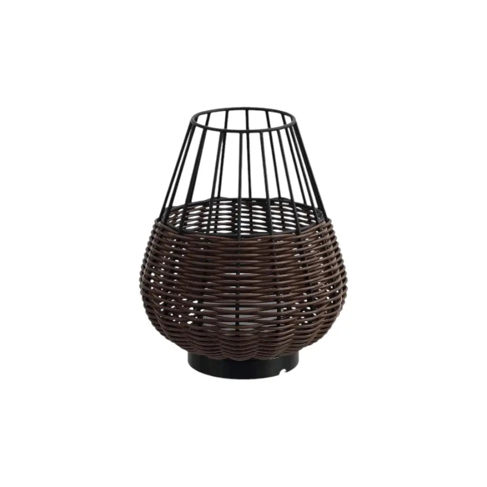 Set of Two 10" Black Round USB Table Lamps LED With Globe Shades Homeroots Lighting