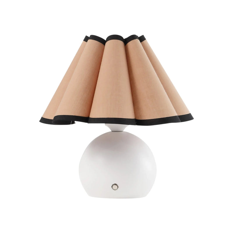 Set of Two 11" Clear Novelty Table Lamps With Empire Shades Homeroots Lighting