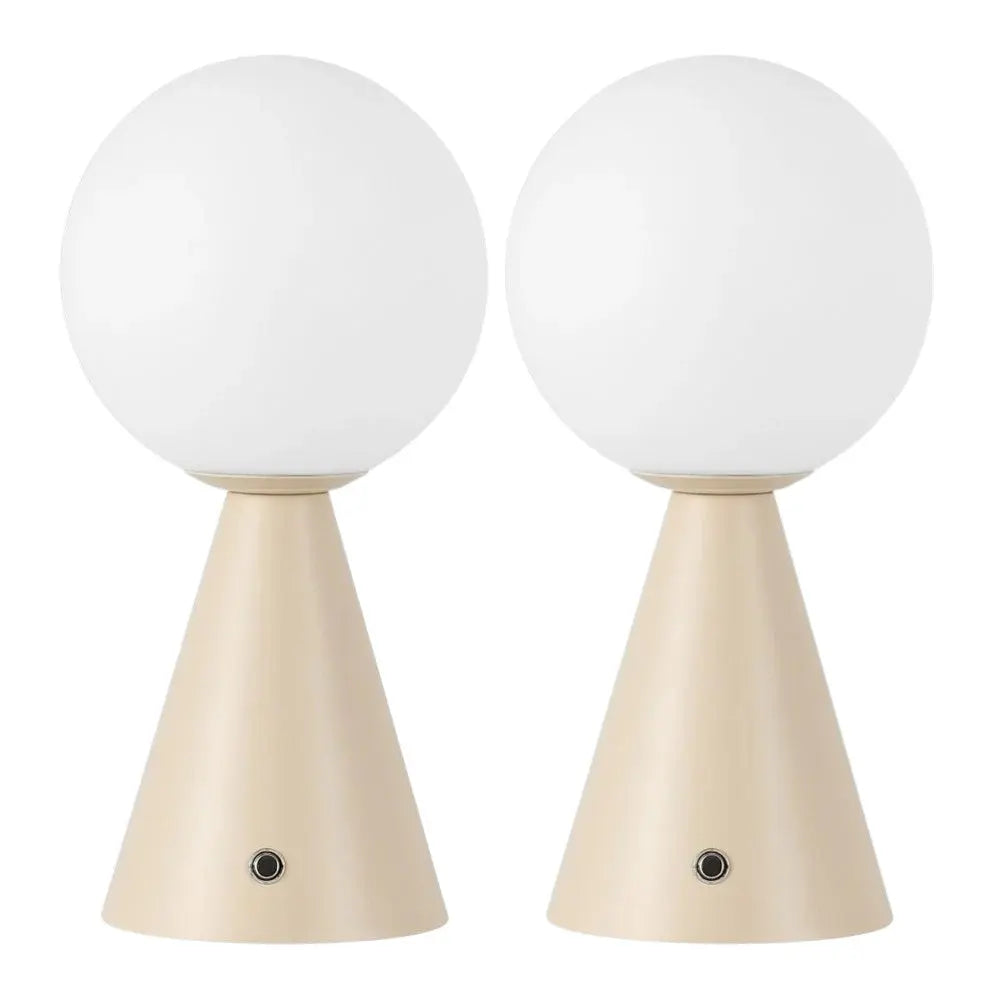 Set of Two 12" Clear Lighthouse USB Table Lamps Homeroots Lighting