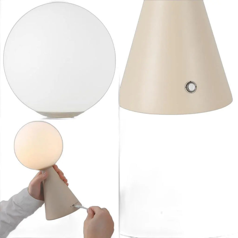 Set of Two 12" Clear Lighthouse USB Table Lamps Homeroots Lighting