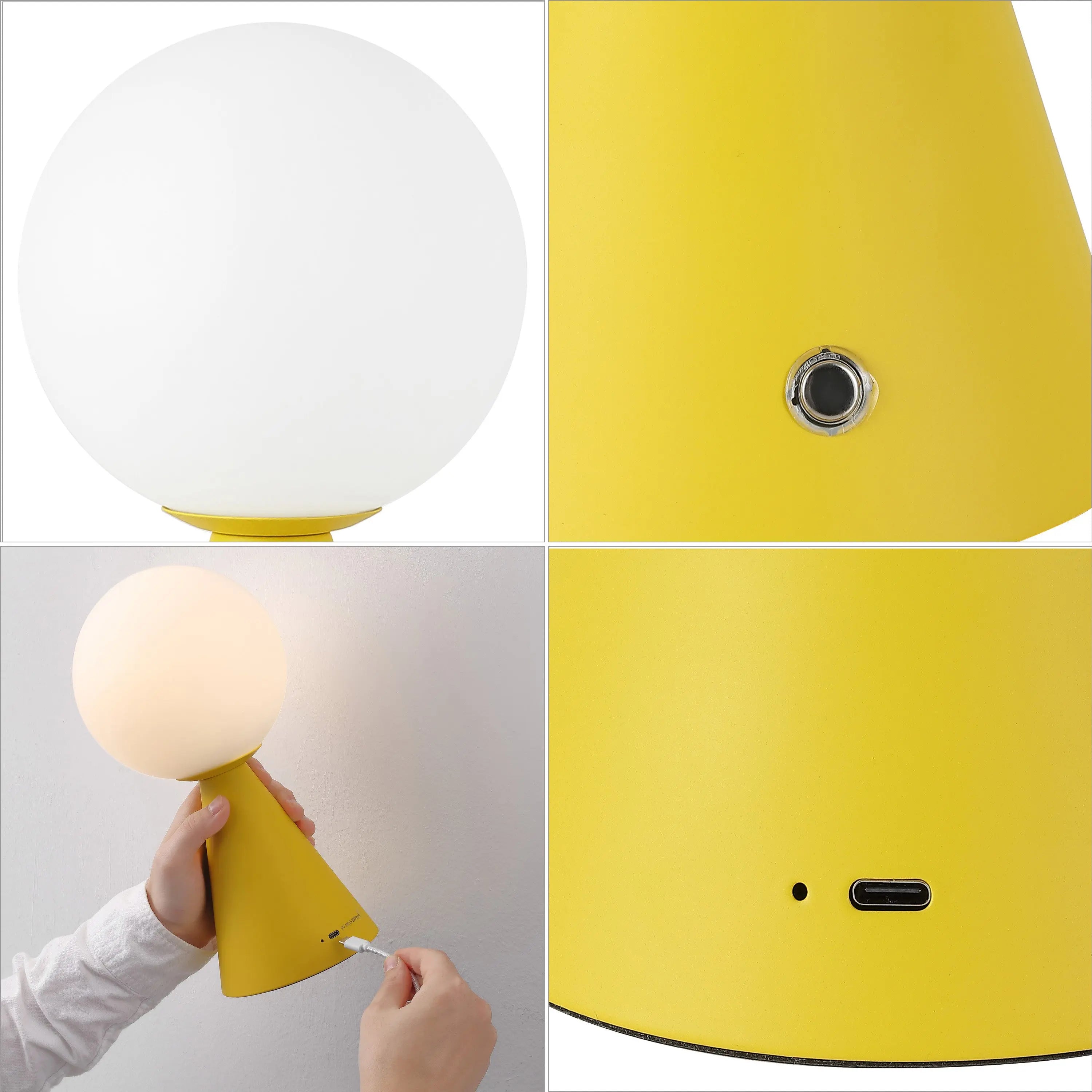 Set of Two 12" Clear Lighthouse USB Table Lamps Homeroots Lighting
