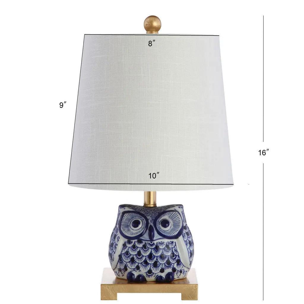 Set of Two 16" Gold Novelty Bedside Lamps With Empire Shades Homeroots Lighting