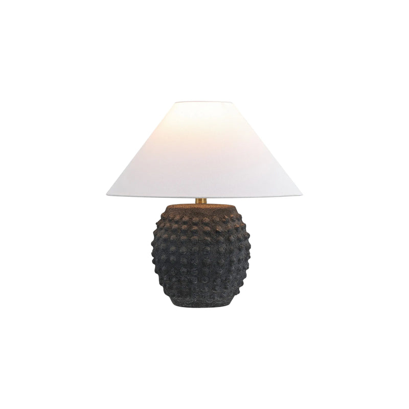 Set of Two 18" Clear Novelty Table Lamps With Empire Shades Homeroots Lighting