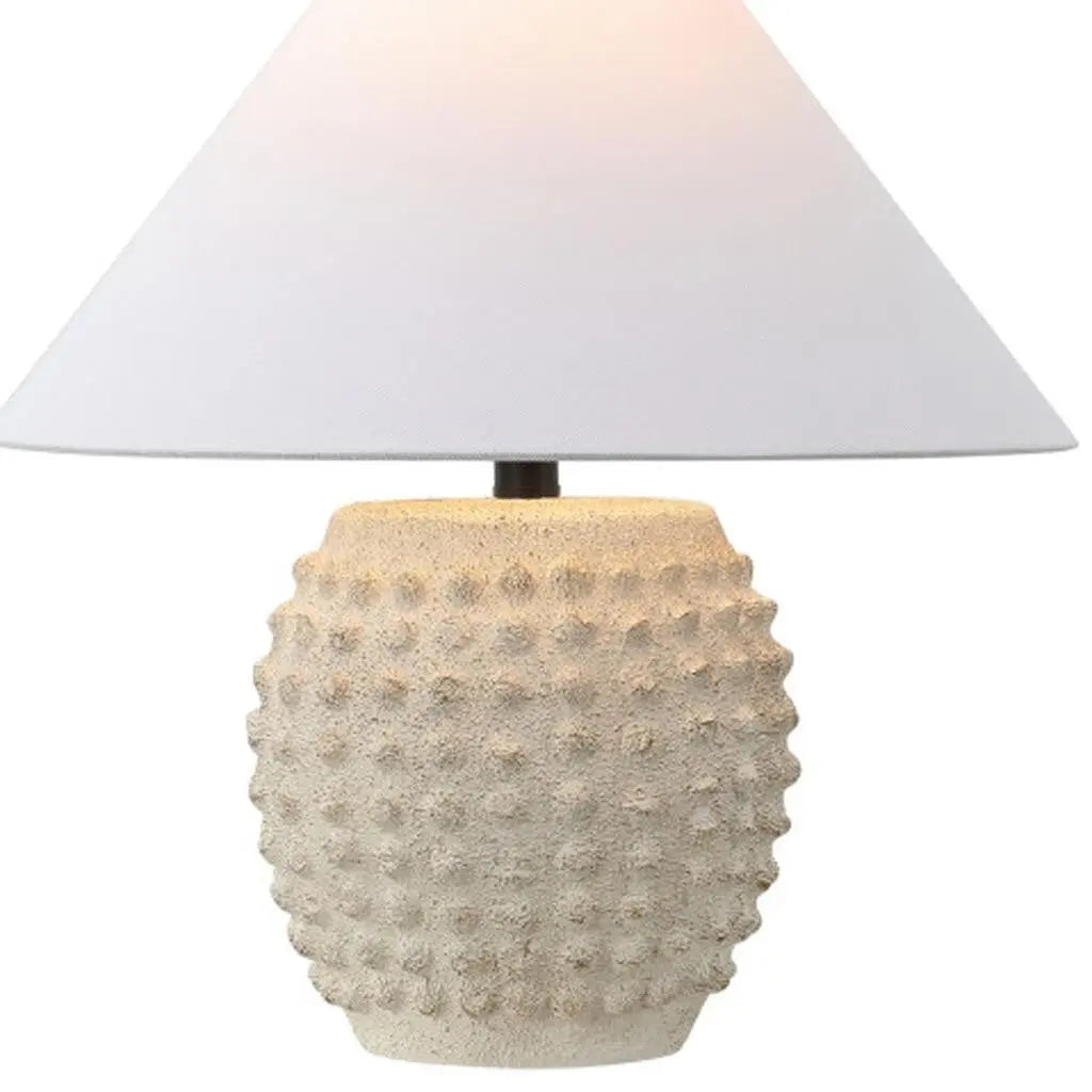 Set of Two 18" Clear Novelty Table Lamps With Empire Shades Homeroots Lighting