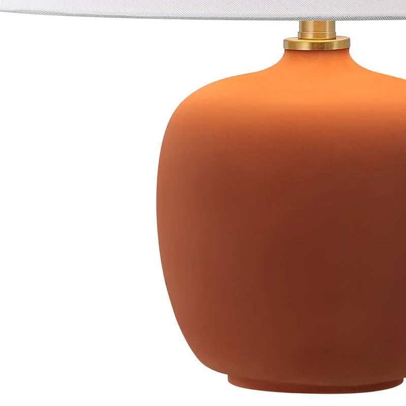 Set of Two 18" Clear Novelty Table Lamps With Empire Shades Homeroots Lighting