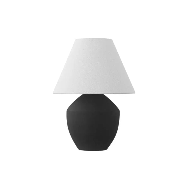 Set of Two 21" Clear Novelty Table Lamps With Empire Shades Homeroots Lighting