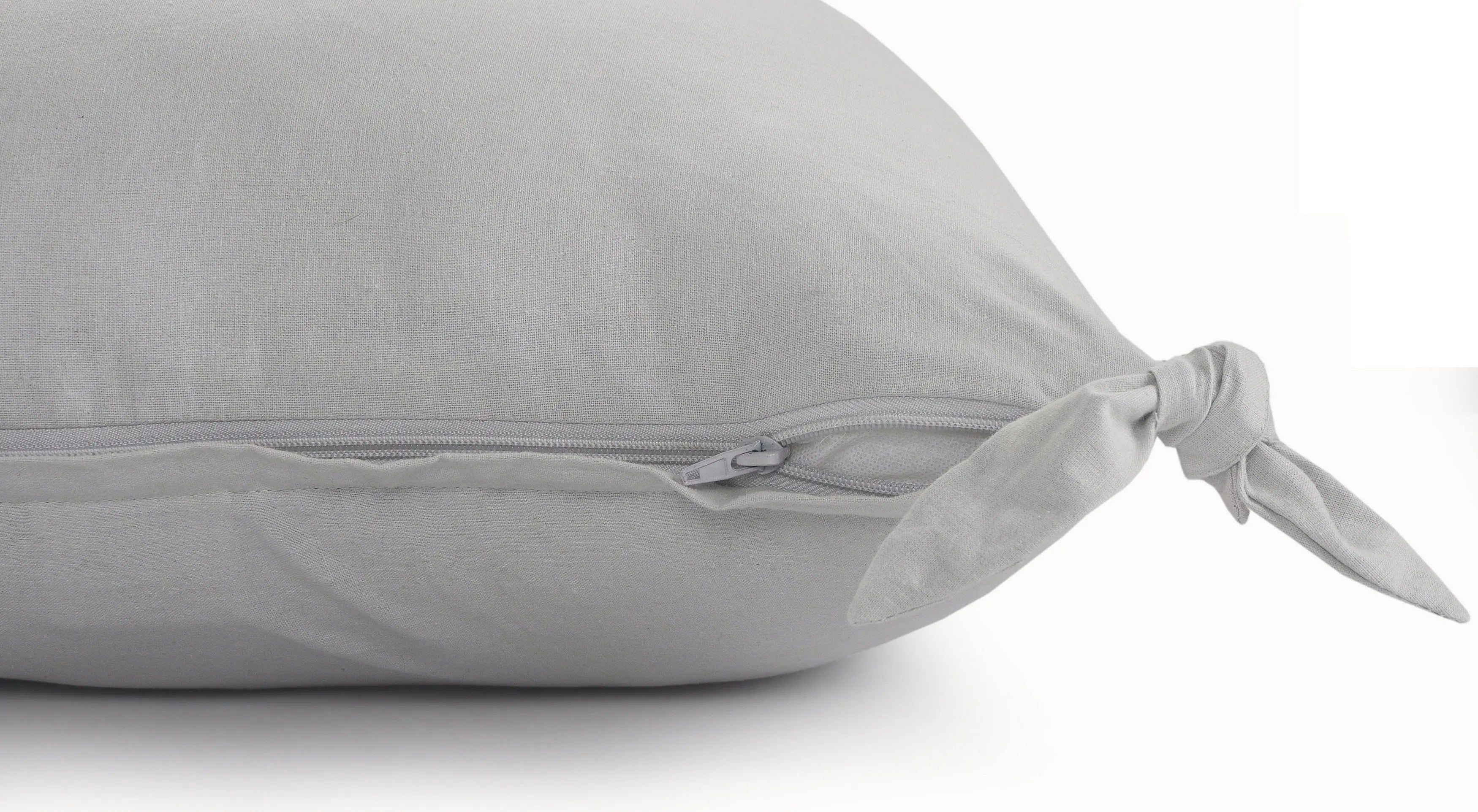 Set of Two 24" X 16" Gray And Charcoal Lumbar Chevron Cotton Throw Pillow Covers Homeroots Home Decor