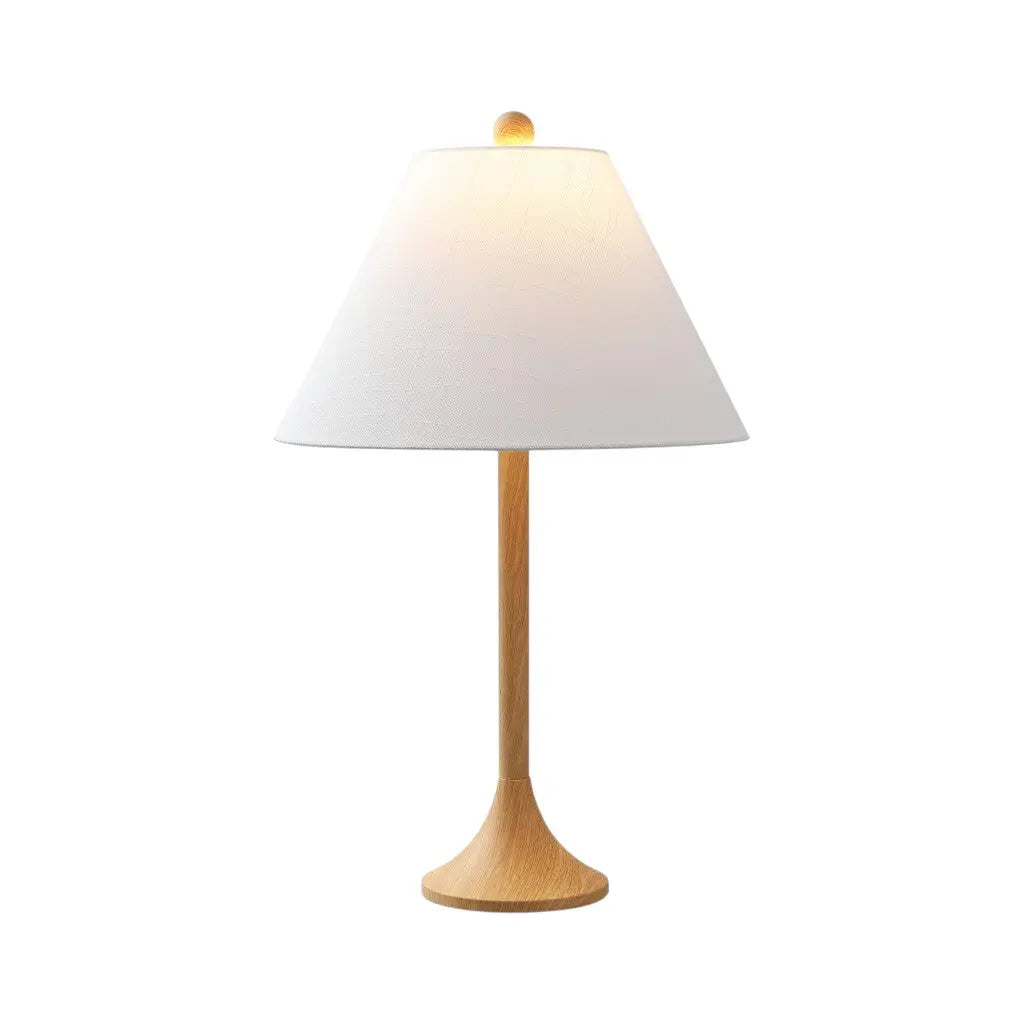 Set of Two 25" Brown Table Lamps With Empire Shades Homeroots Lighting