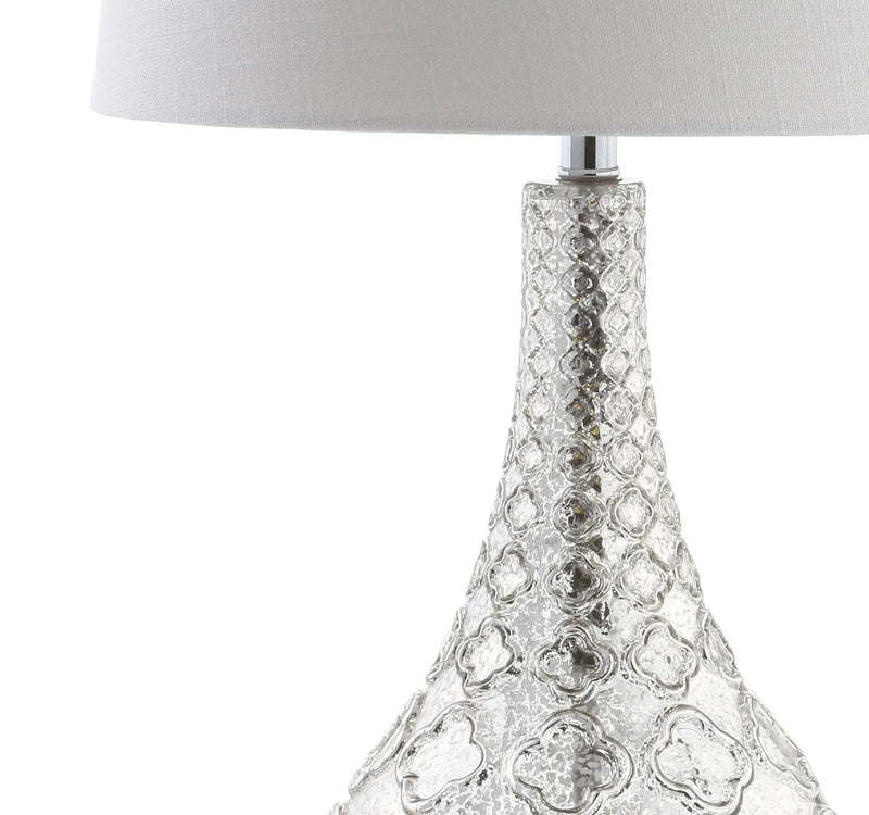 Set of Two 26" Silver Novelty Table Lamps With Drum Shades Homeroots Lighting