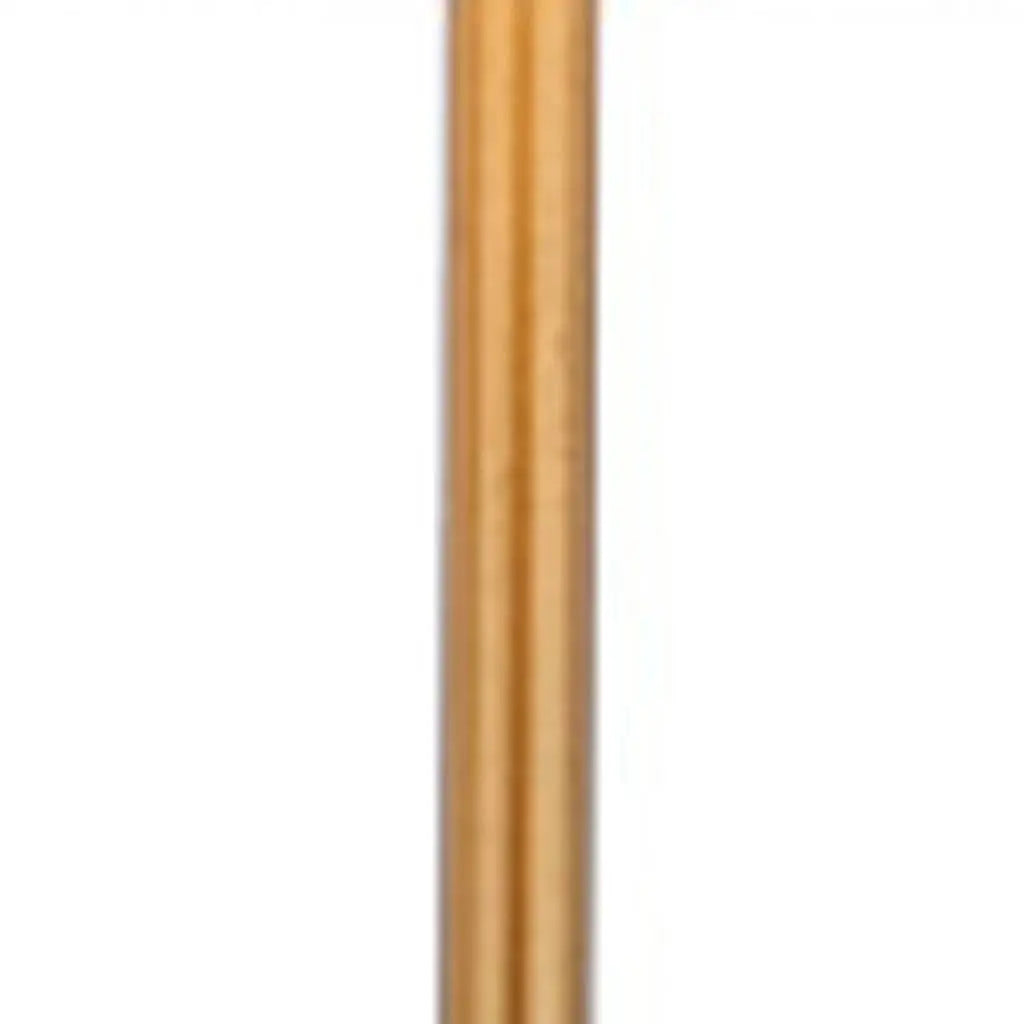Set of Two 27" White And Brass Table Lamps With Drum Shades Homeroots Lighting