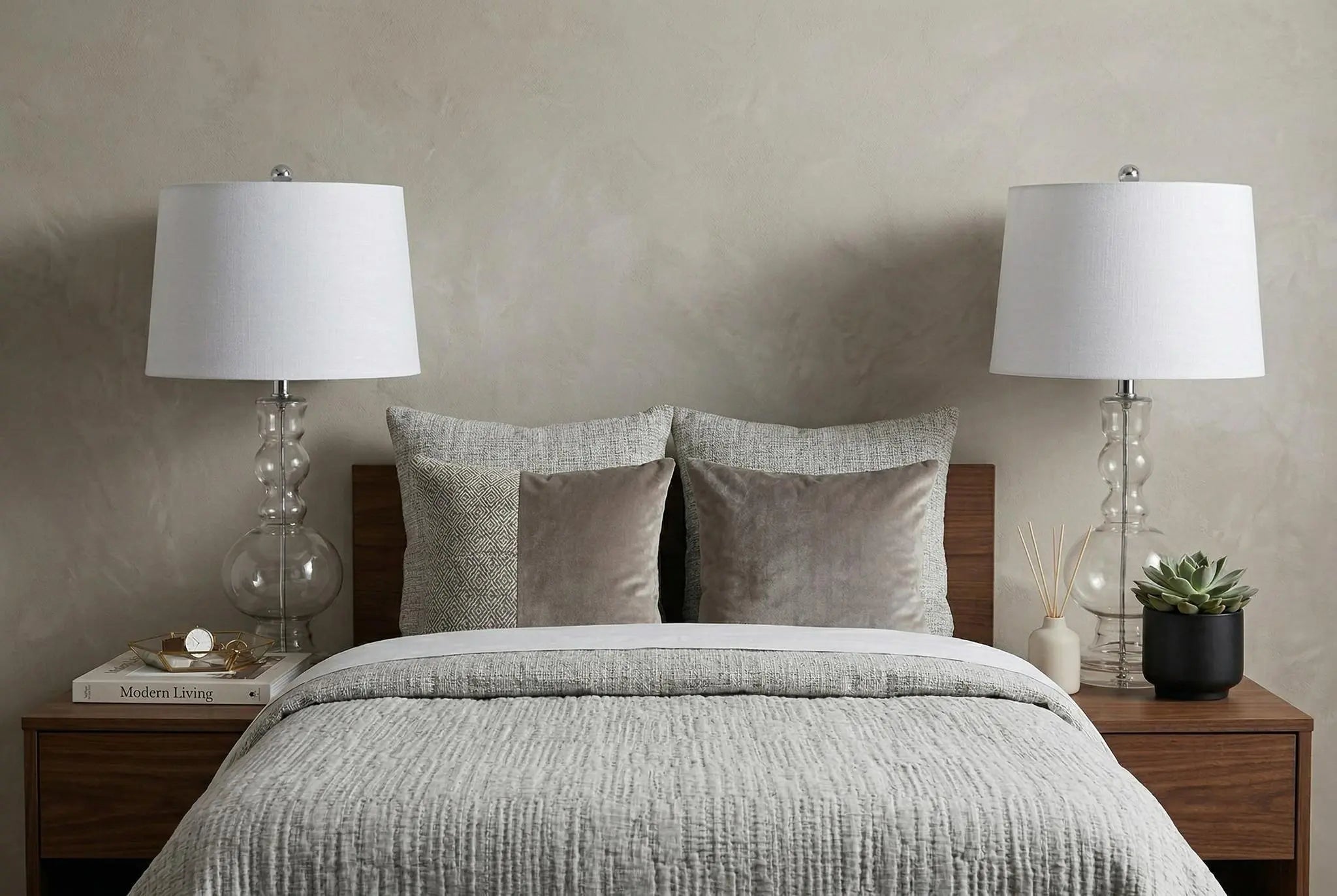Set of Two 29" Silver Novelty Table Lamps With Drum Shades Homeroots Lighting