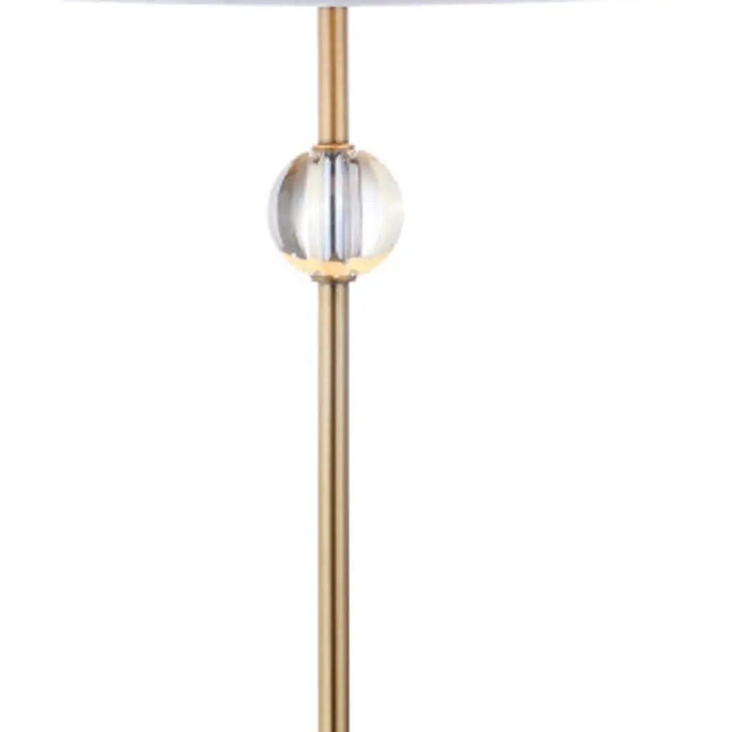 Set of Two 30" White Table Lamps With Drum Shades Homeroots Lighting