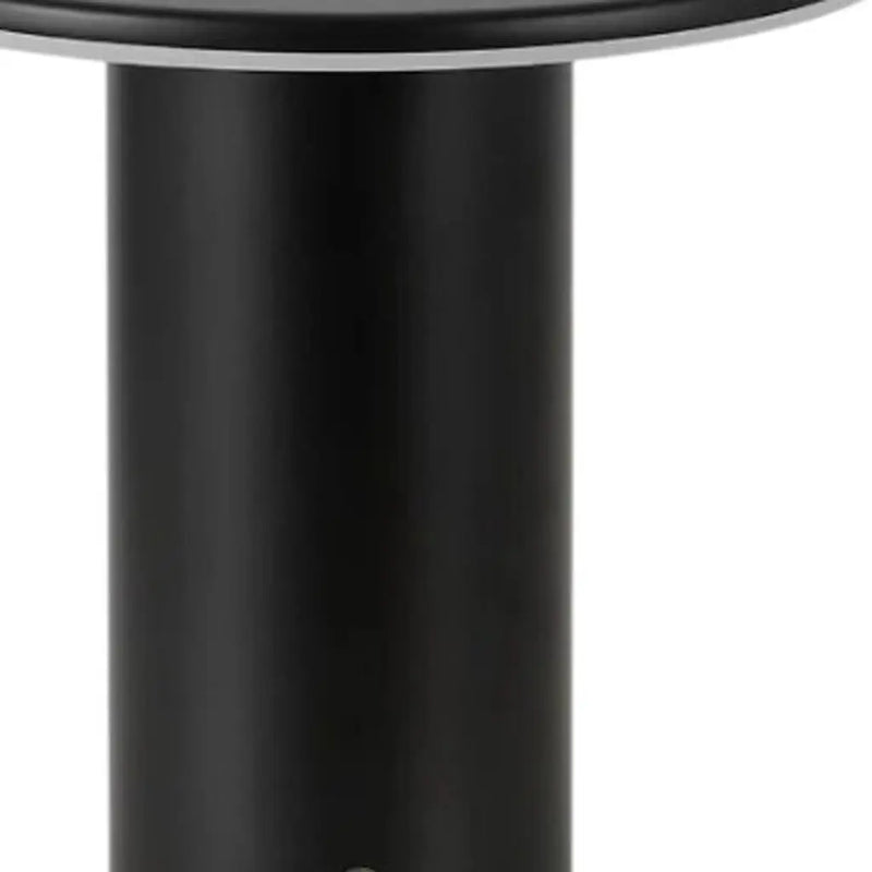 Set of Two 8" Clear USB Table Lamps LED Homeroots Lighting