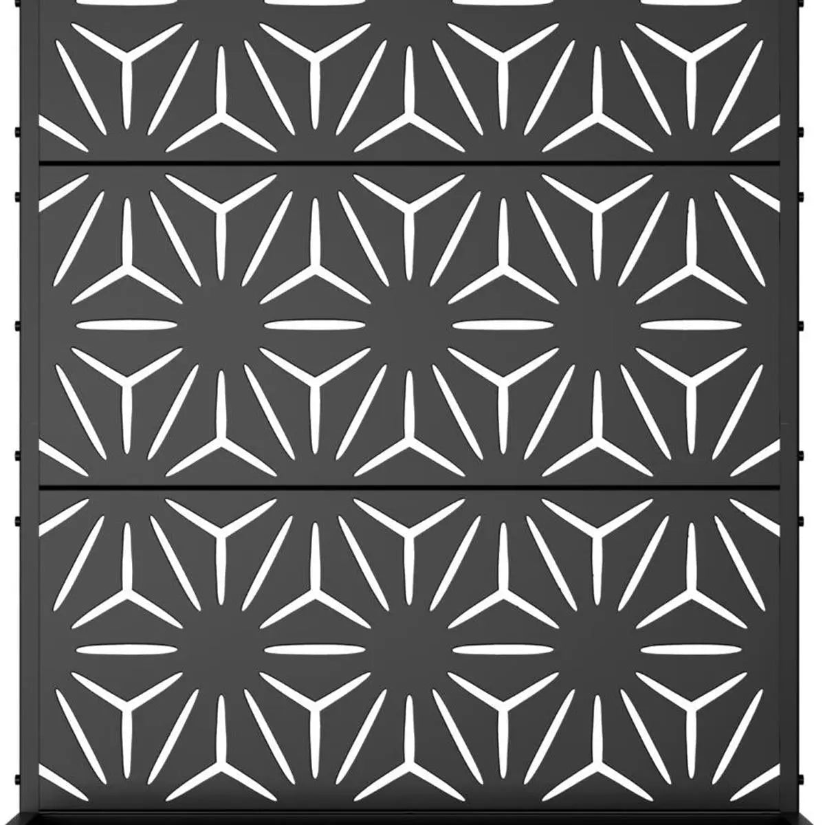 Set of Two Black Geometric Galvanized Metal Rectangular Planter Box Homeroots Outdoor