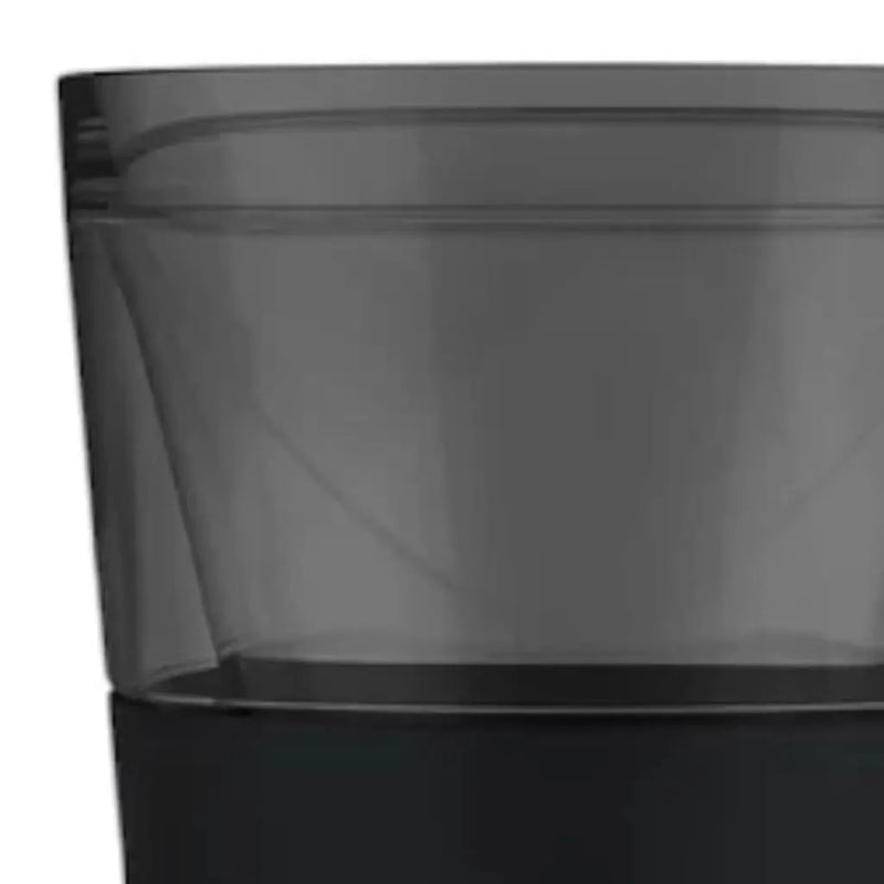 Set of Two Black Tritan Plastic Straight Shape Stemless Whiskey Glass Homeroots Kitchen & Dining