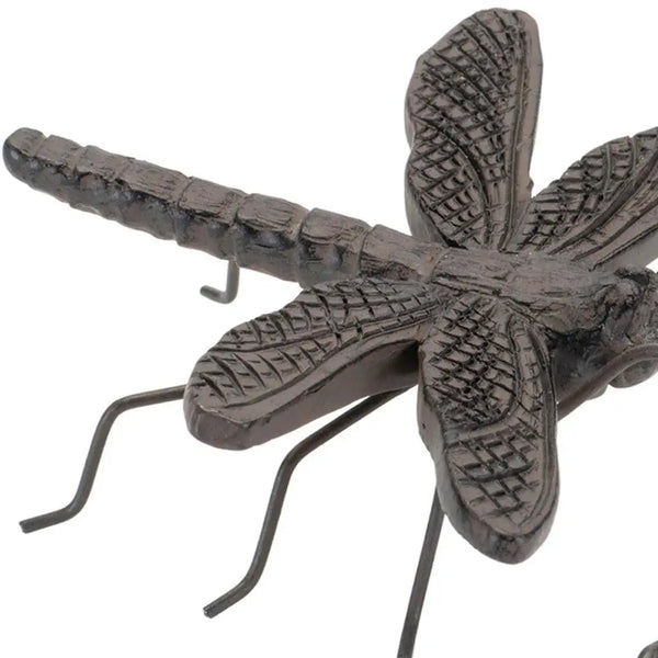 Set of Two Brown Ceramic Garden Accents Accessories Homeroots Outdoor