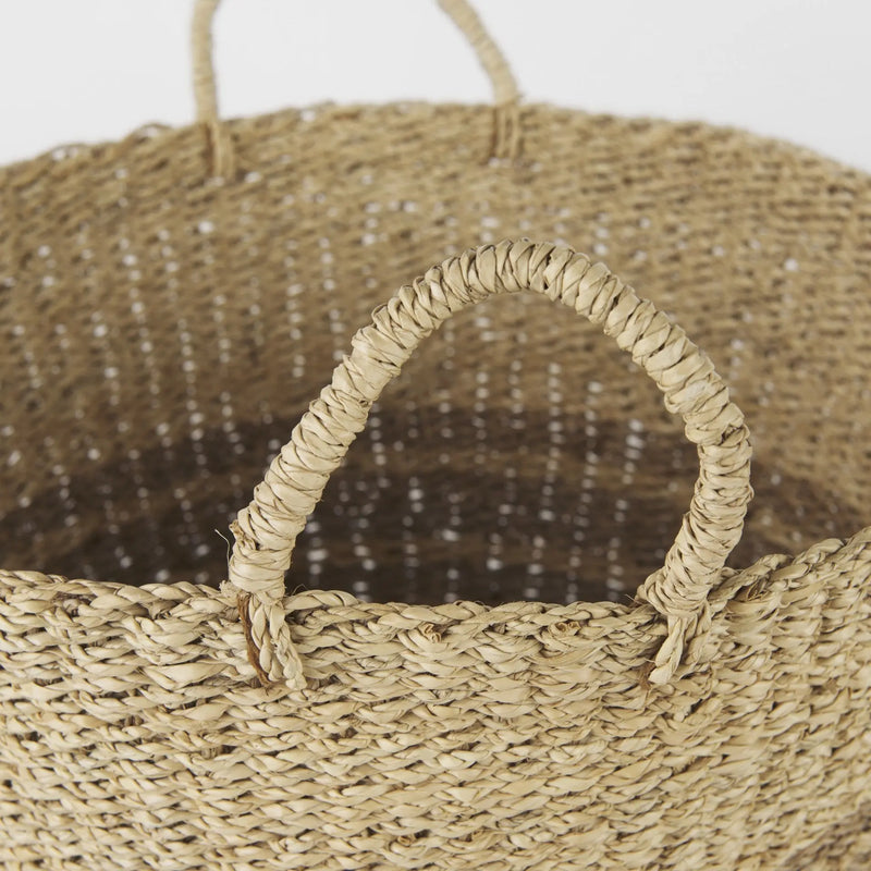 Set of Two Brown Wicker Basket - GreatEagleInc