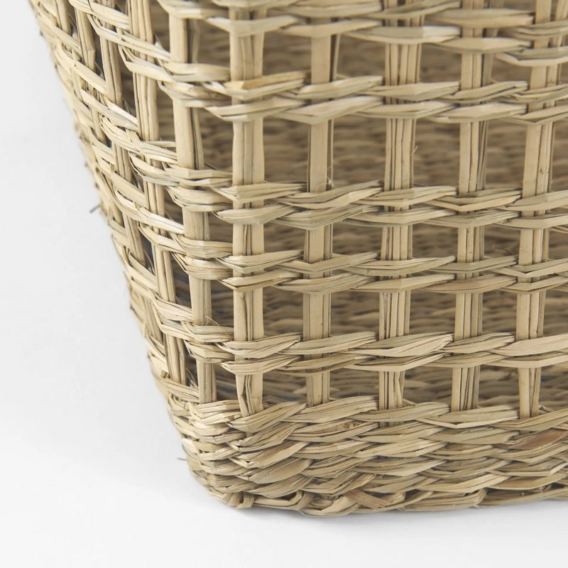 Set of Two Brown Wicker Basket - GreatEagleInc