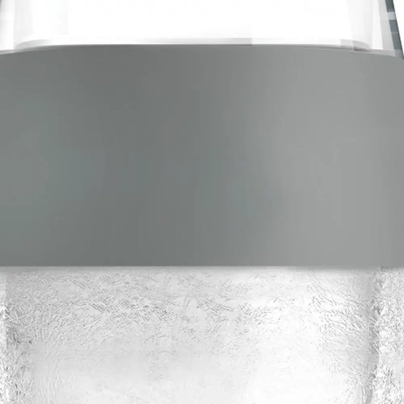 Set of Two Clear And Gray Tritan Plastic Convex Curve Shape Stemless All Purpose Wine Glass Homeroots Kitchen & Dining