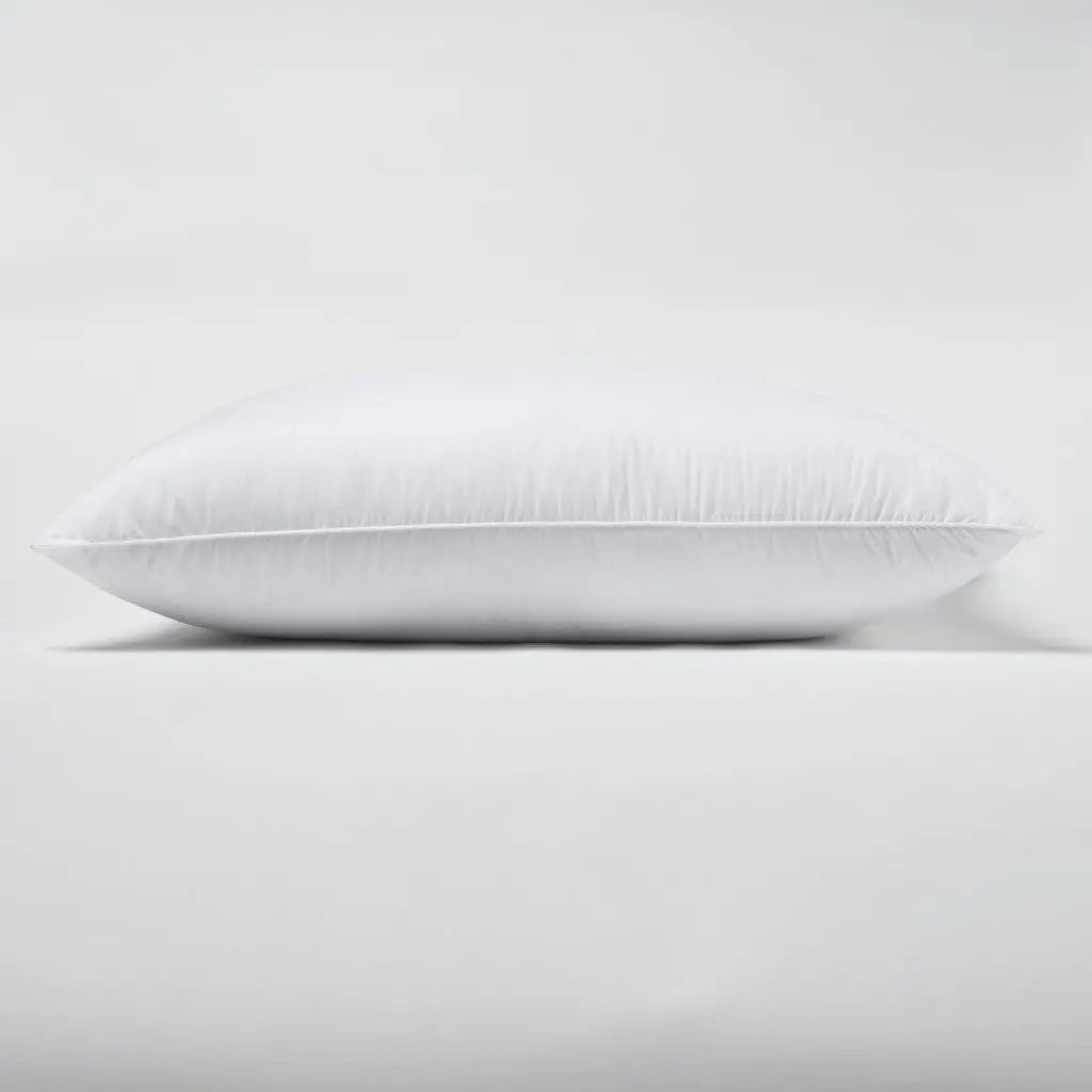 Set of Two Down Alternative Firm King Size Bed Pillows Homeroots Bed & Bath