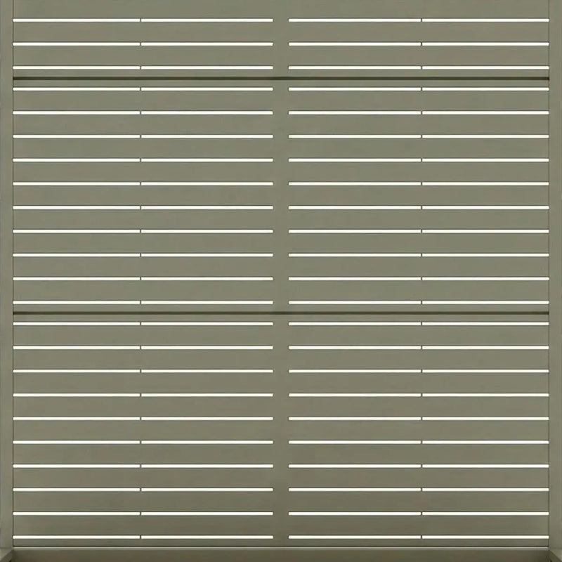 Set of Two Gray Striped Galvanized Metal Rectangular Planter Box Homeroots Outdoor