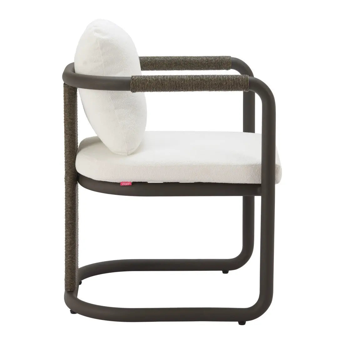 Set of Two Ivory and Black Slipcovered Upholstery Dining Arm Chairs Homeroots Kitchen & Dining