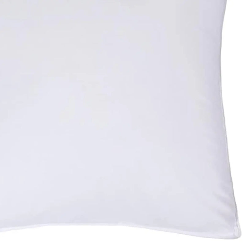 Set of Two Microfiber Down Alternative Medium Hypoallergenic European Size Bed Pillows Homeroots Bed & Bath