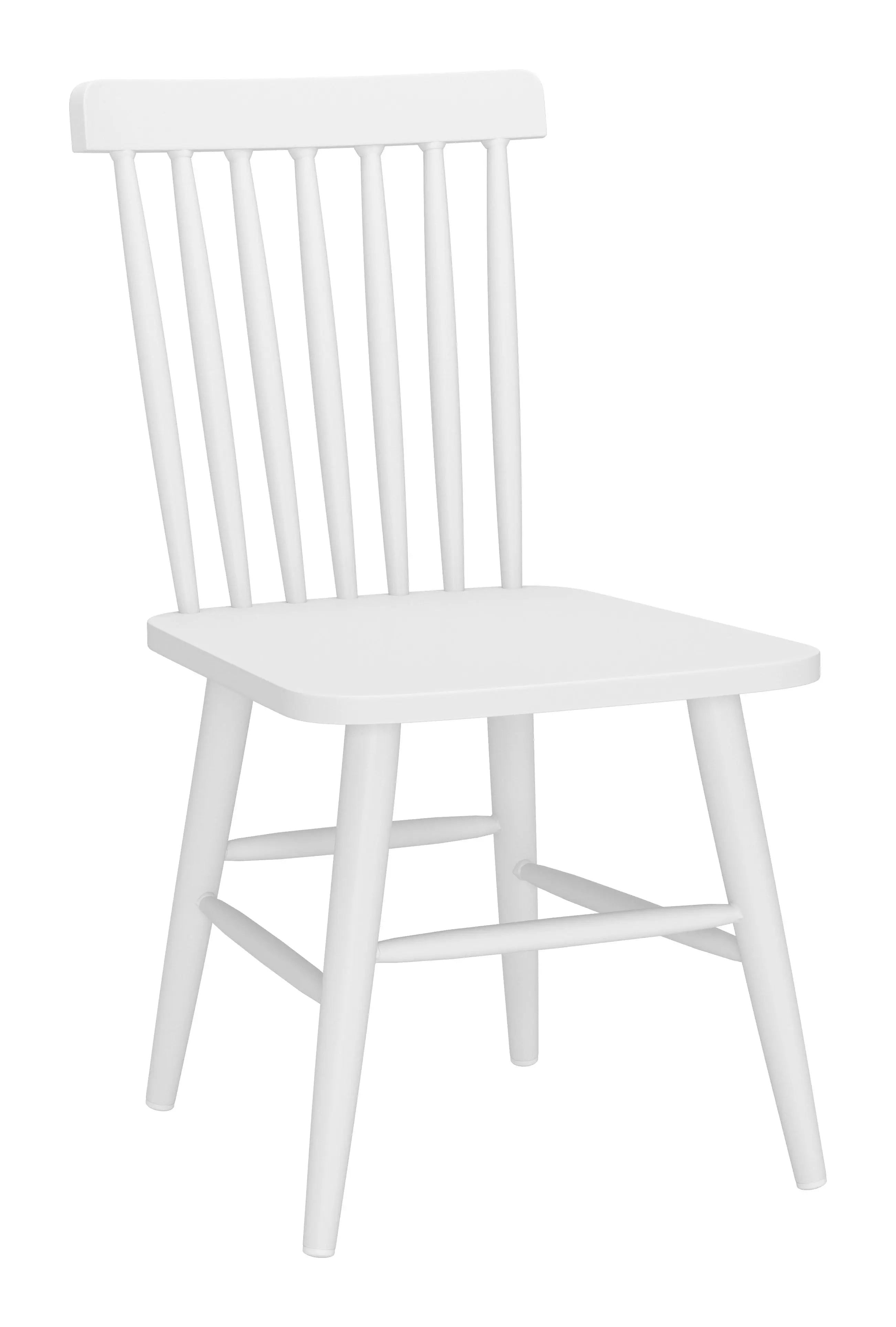 Set of Two White Aluminum Slat Back Dining Side Chairs - GreatEagleInc