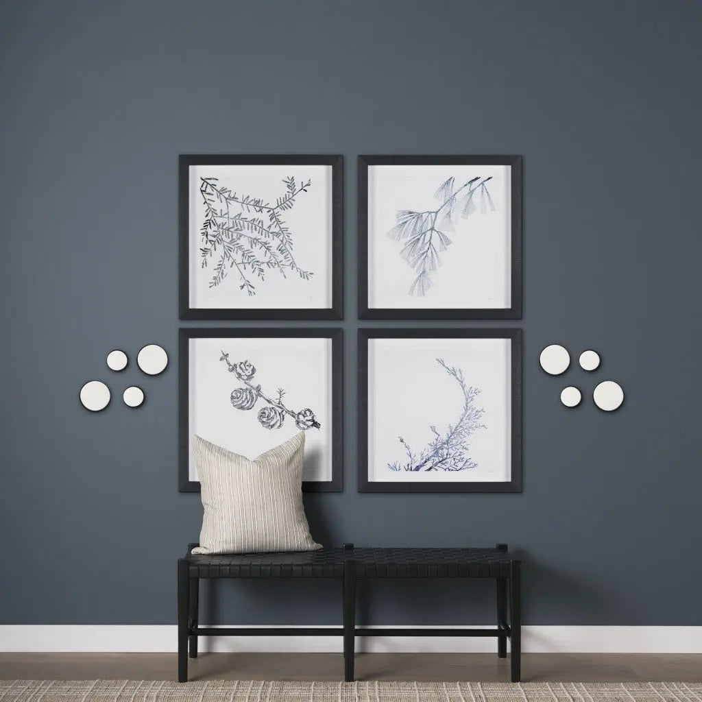 Set of Two White Marble Sphere Decorative Wall Sculpture Homeroots Home Decor
