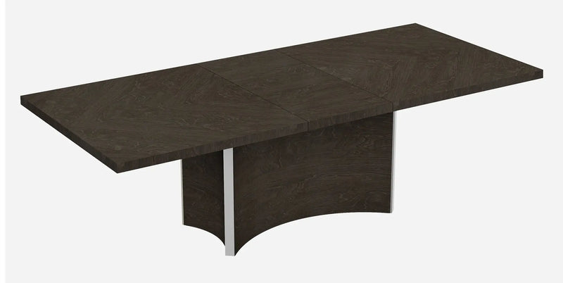 Seven Piece Gray Solid Wood Dining Set with Six Chairs Homeroots Kitchen & Dining
