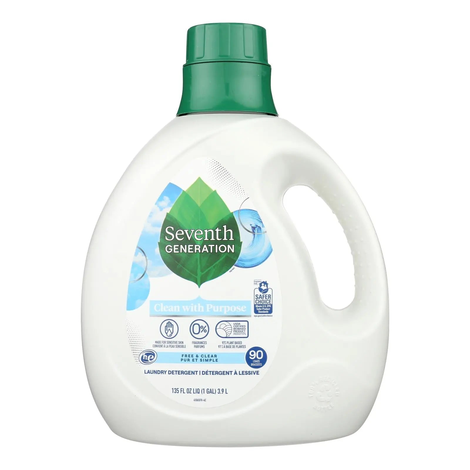 Seventh Generation - Liquid Laundry Free And Clear - Case Of 4-135 Fz Seventh Generation