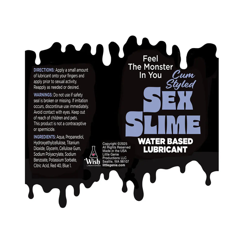 Sex Slime Opaque Purple 2 oz. Little Genie