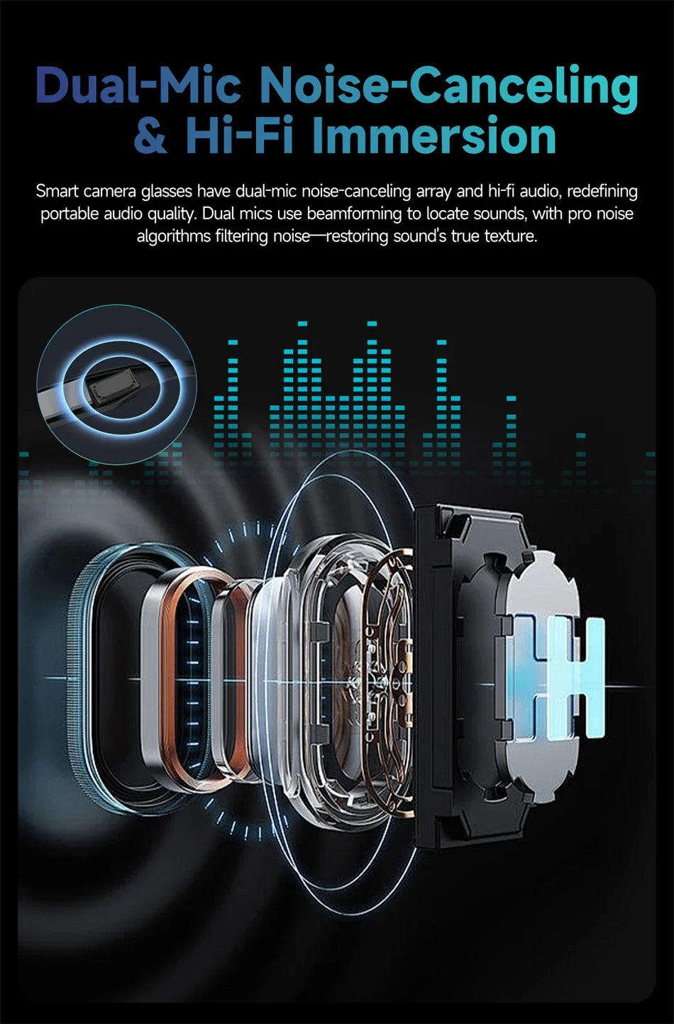 2025 New Upgrade Smart Glasses With Camera Video Recording AI Photo Recognition Bluetooth Call Translation Voice Sunglasses Men