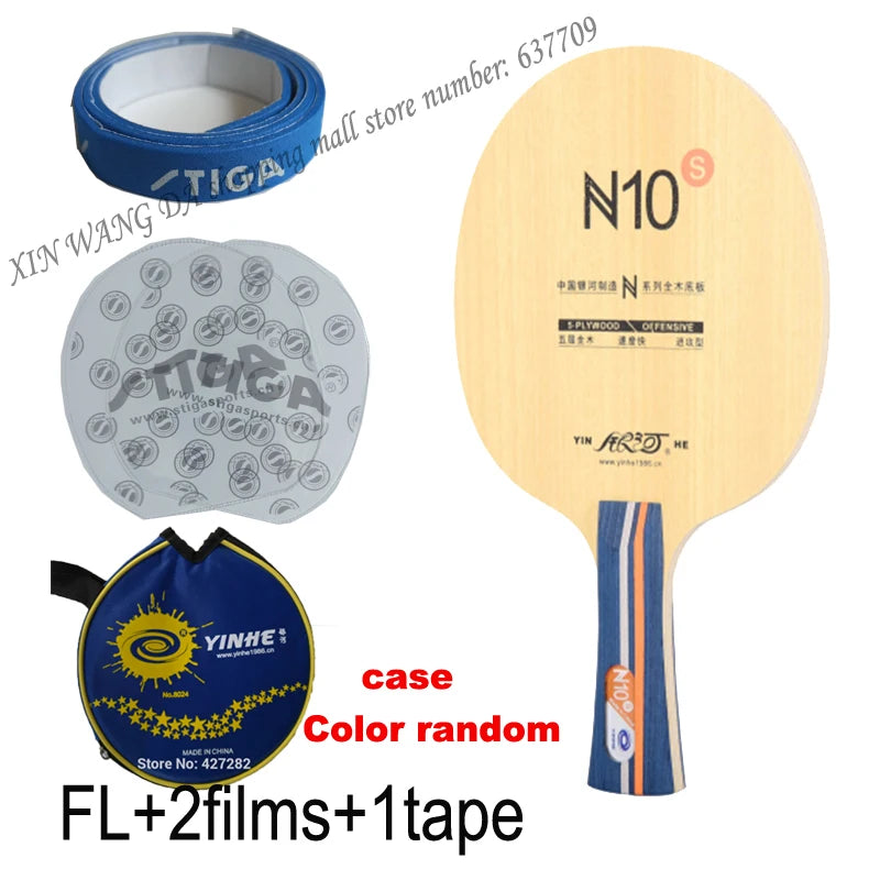 Original Yinhe Pure Wood N-11S N10S Professional Table Tennis Blade for Beginner Table Tennis Rackets Fast Attack with Loop…