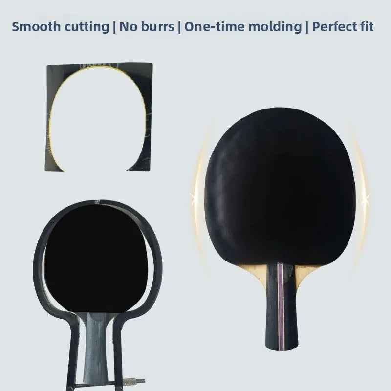 Table Tennis Racket Rubber Cutter Is Multifunctional and Easy To Cut By Hand. It Is Simple, Convenient, and User-friendly