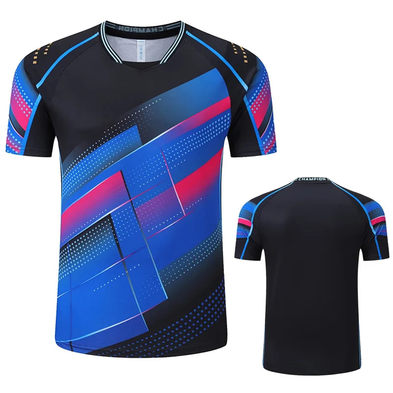 2023 Championship China Team table tennis shirts shorts Men Women Children ping pong t shirt Table tennis clothes soccer jerseys BLUE SHIRT
