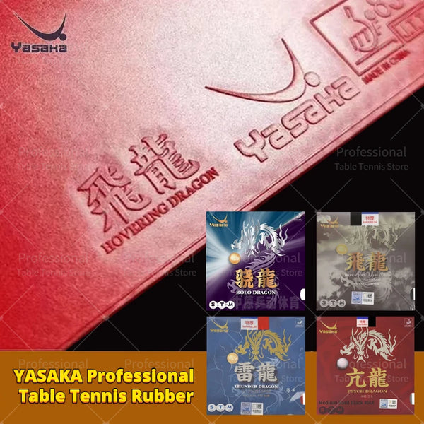 Original Yasaka Sticky Rubber Dragon Series Thunder Dragon Bolo Gragon Ping Pong Rubber ITTF Approve YASAKA Table Tennis…