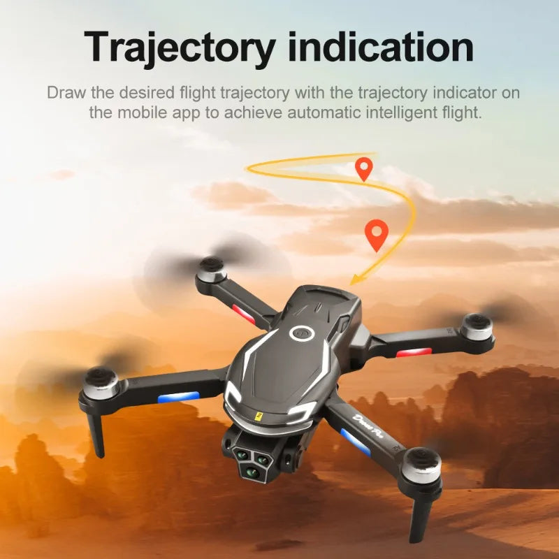 Drone ne Aerial Photography: High-Definition Remote Control, Three-Camera System, 4K Long-Range Brushless Aircraft