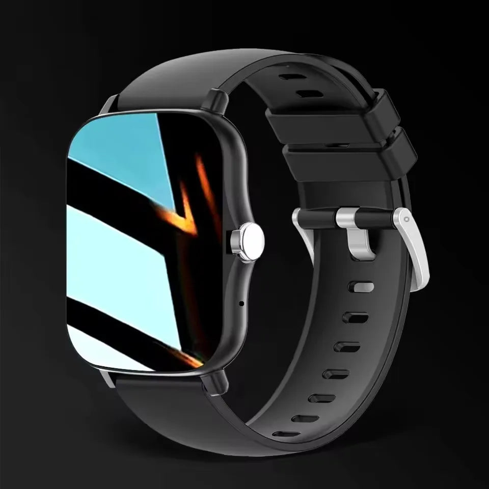 New Smart Watch 2.01 Inch HD Display Answer Make Call Message Preview Sport Modes smartwatch DIY Dial Weather Forecast Men Women Black