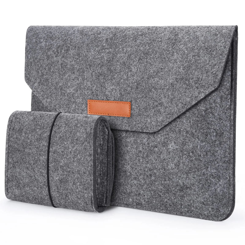 wool Felt laptop bag Sleeve 11" 12.9" 13" 13.3" 14“ 15” 15.6“ Notebook Pouch for macbook For Samsung Huawei Lenovo Shockproof