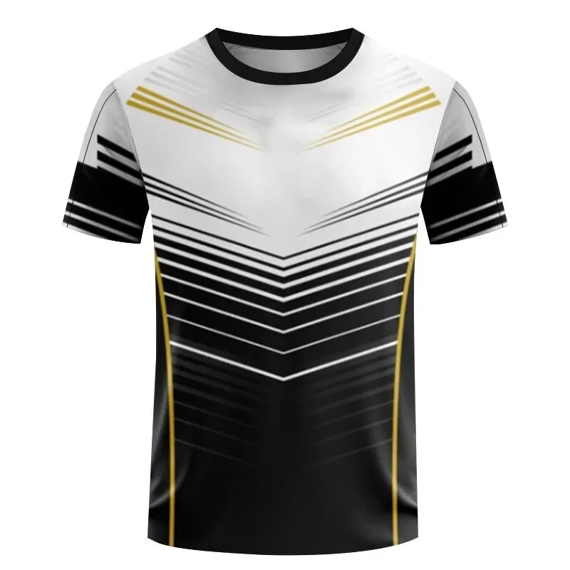 Fashion Table Tennis Sport T Shirts Summer Casual Short Sleeve Men Women 3D Printed T-shirts Loose Quick Dry Breathable…